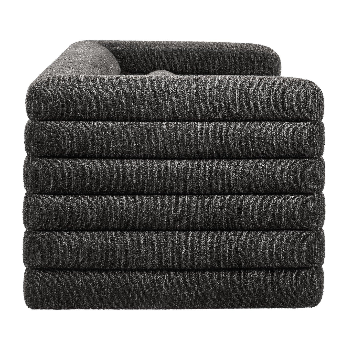 Relle Channel Tufted Boucle Upholstered Sofa by Modway EEI-7136 FredCo