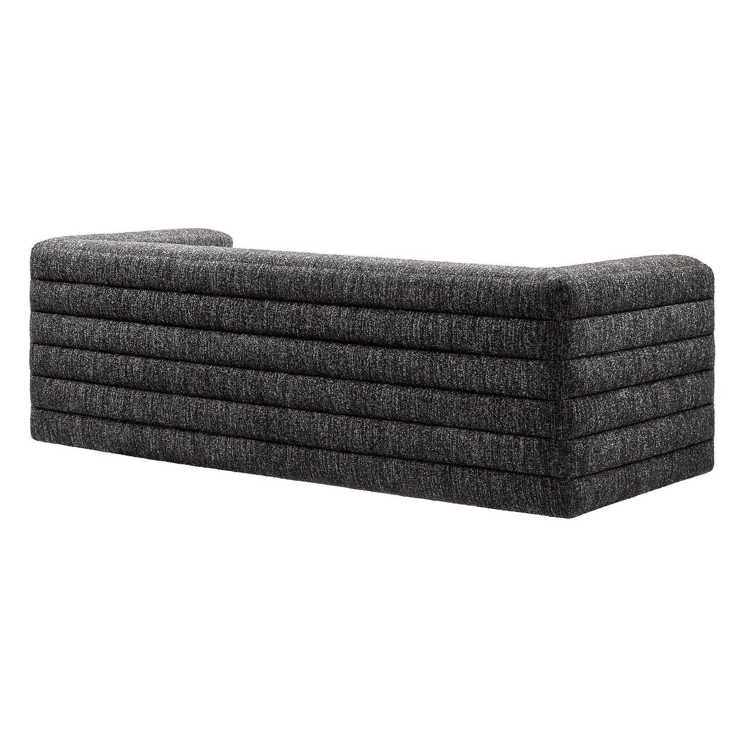 Relle Channel Tufted Boucle Upholstered Sofa by Modway EEI-7136 FredCo