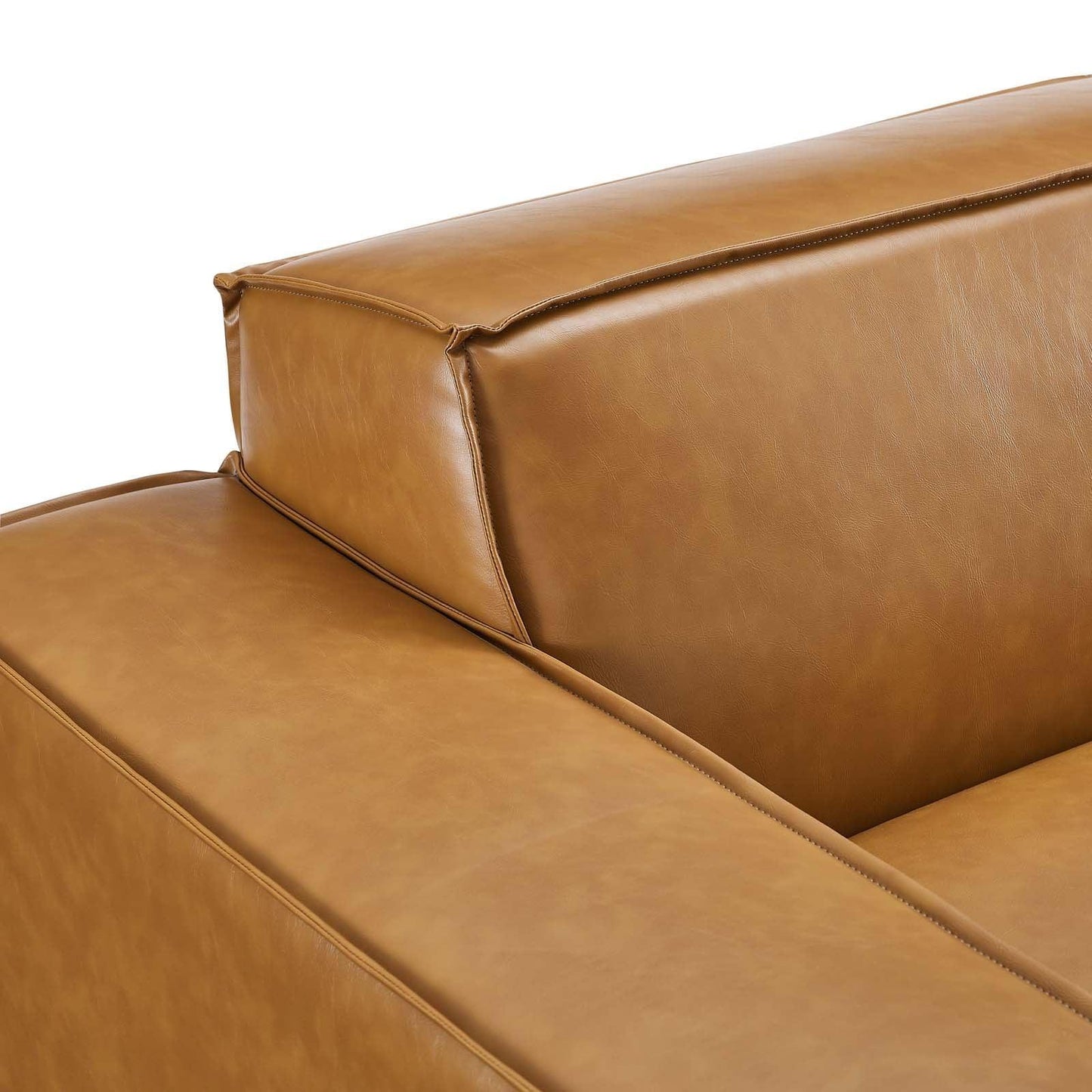 Restore 5-Piece Vegan Leather Sectional Sofa, EEI-4712 FredCo