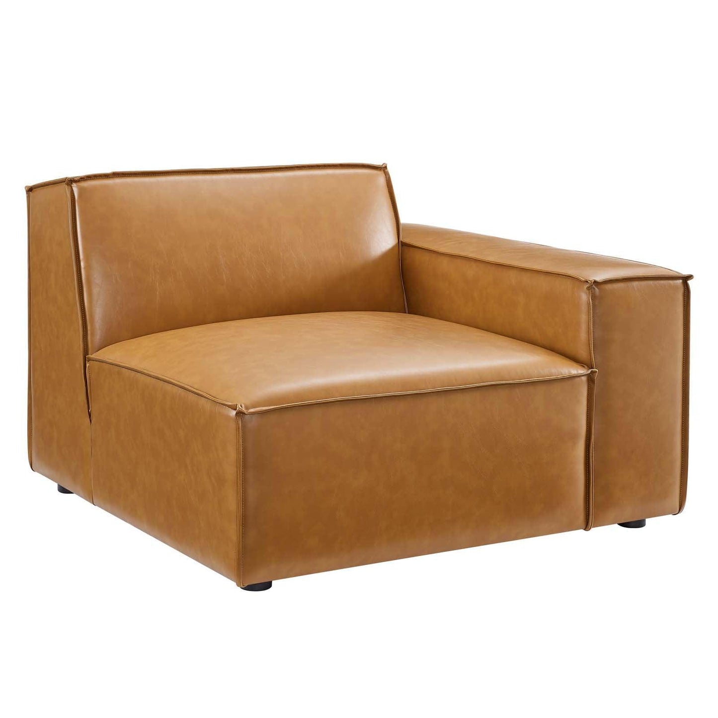 Restore 5-Piece Vegan Leather Sectional Sofa, EEI-4712 FredCo