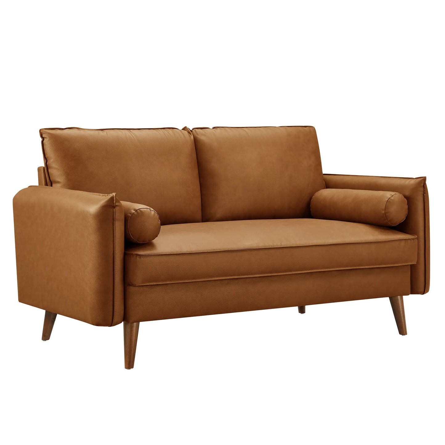 Revive Upholstered Vegan Leather Loveseat by Modway EEI-6974 FredCo