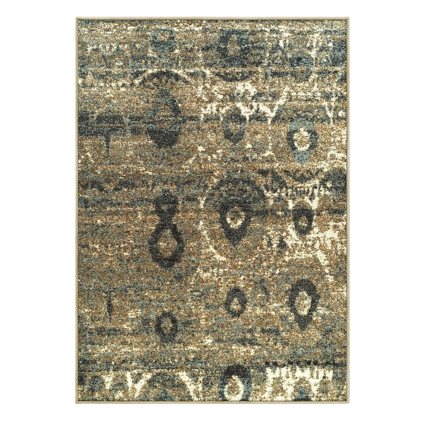 Rosemont Abstract Modern Distressed Rug FredCo
