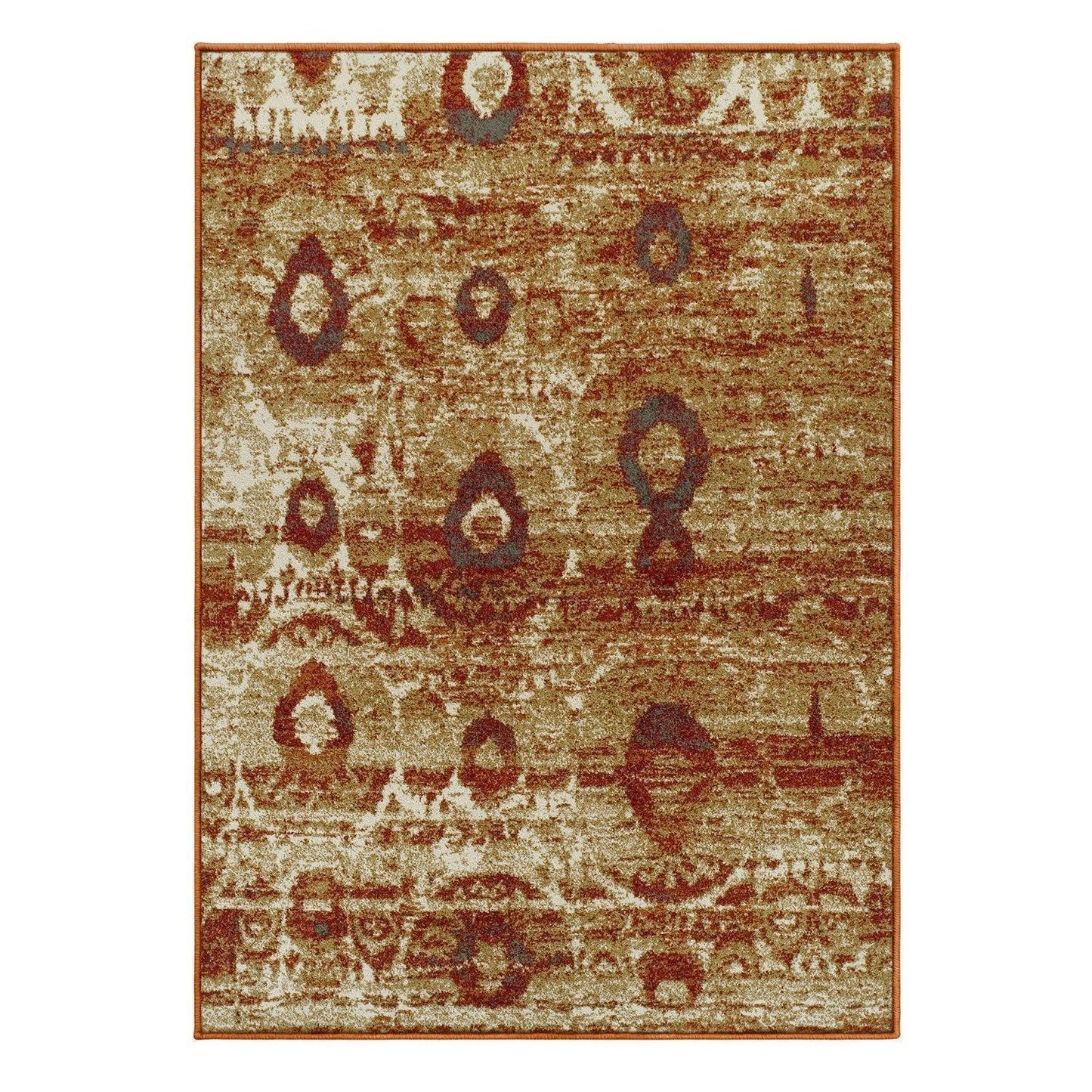Rosemont Abstract Modern Distressed Rug FredCo