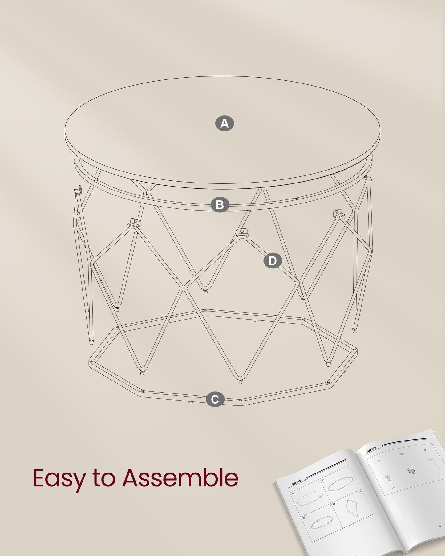 Round Coffee Table FredCo