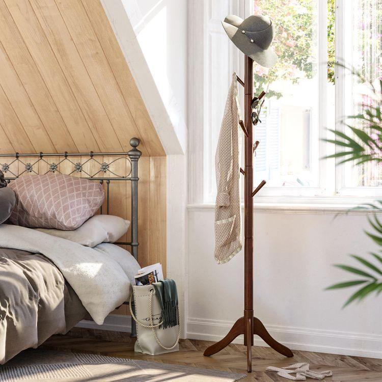 Rubberwood Base Coat Rack FredCo