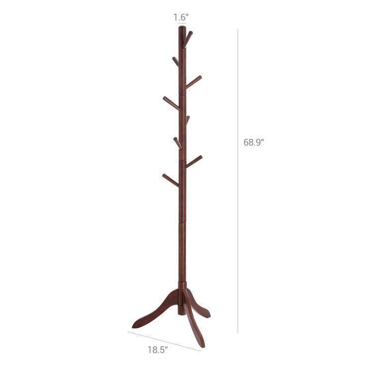 Rubberwood Base Coat Rack FredCo