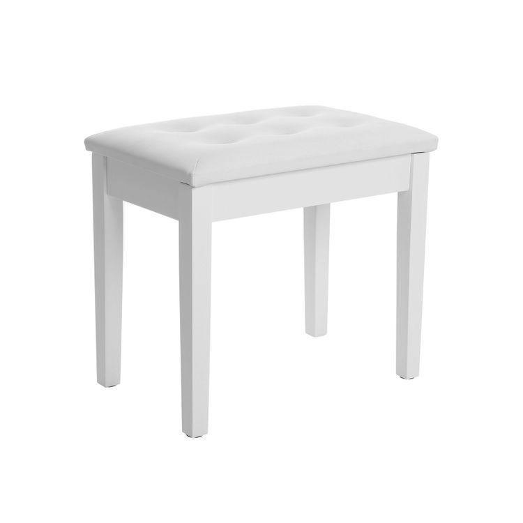Rubberwood Legs Vanity Bench FredCo