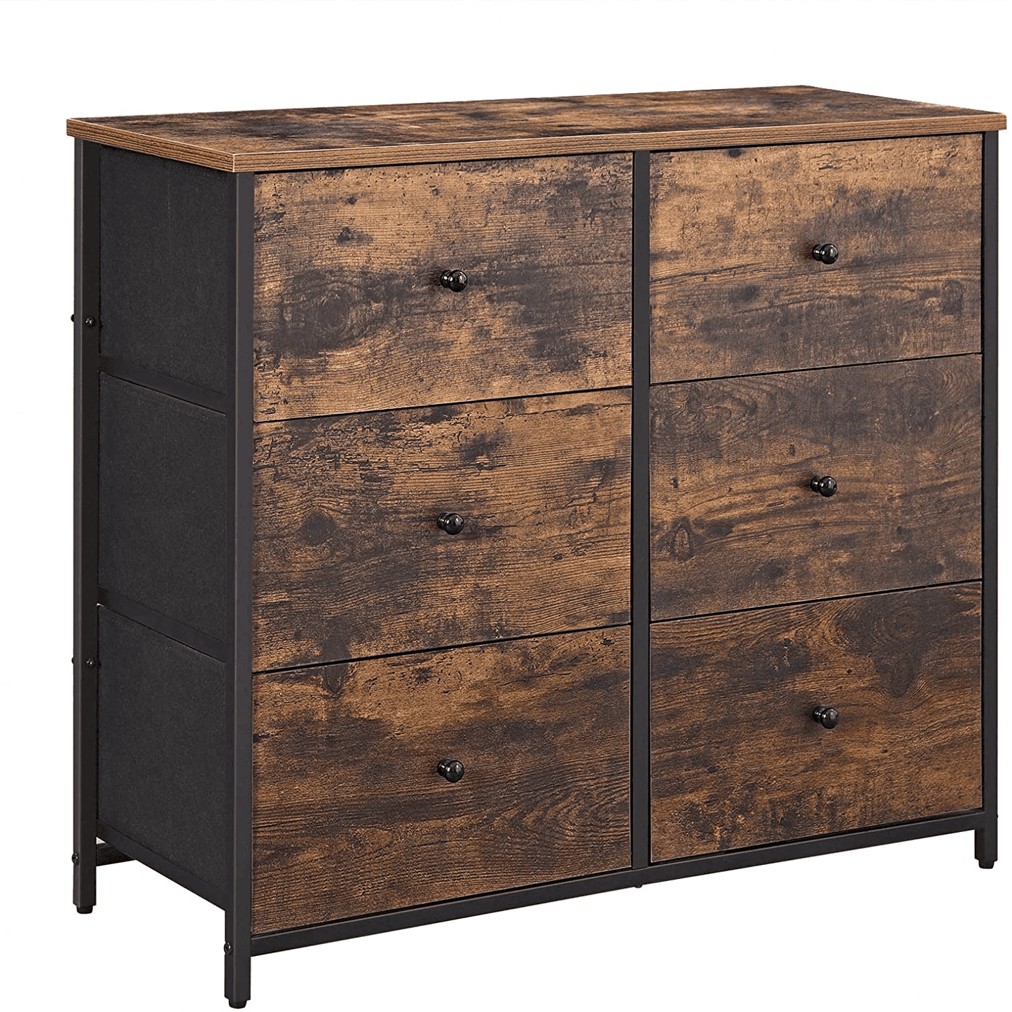 Rustic 6 Drawer Dresser FredCo