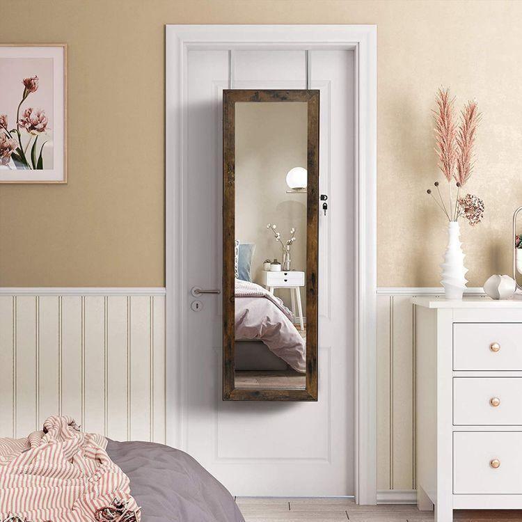 Rustic Brown Jewelry Cabinet FredCo