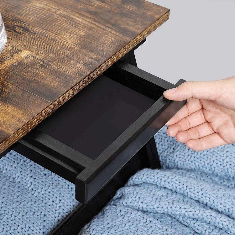 Rustic Brown Laptop Desk FredCo