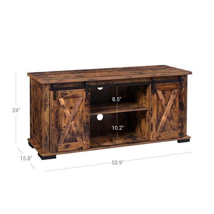 Rustic Style TV Stand FredCo
