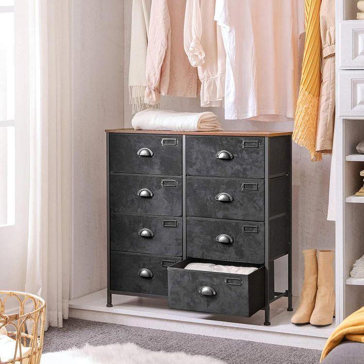 Rustic Vertical Drawer Dresser FredCo