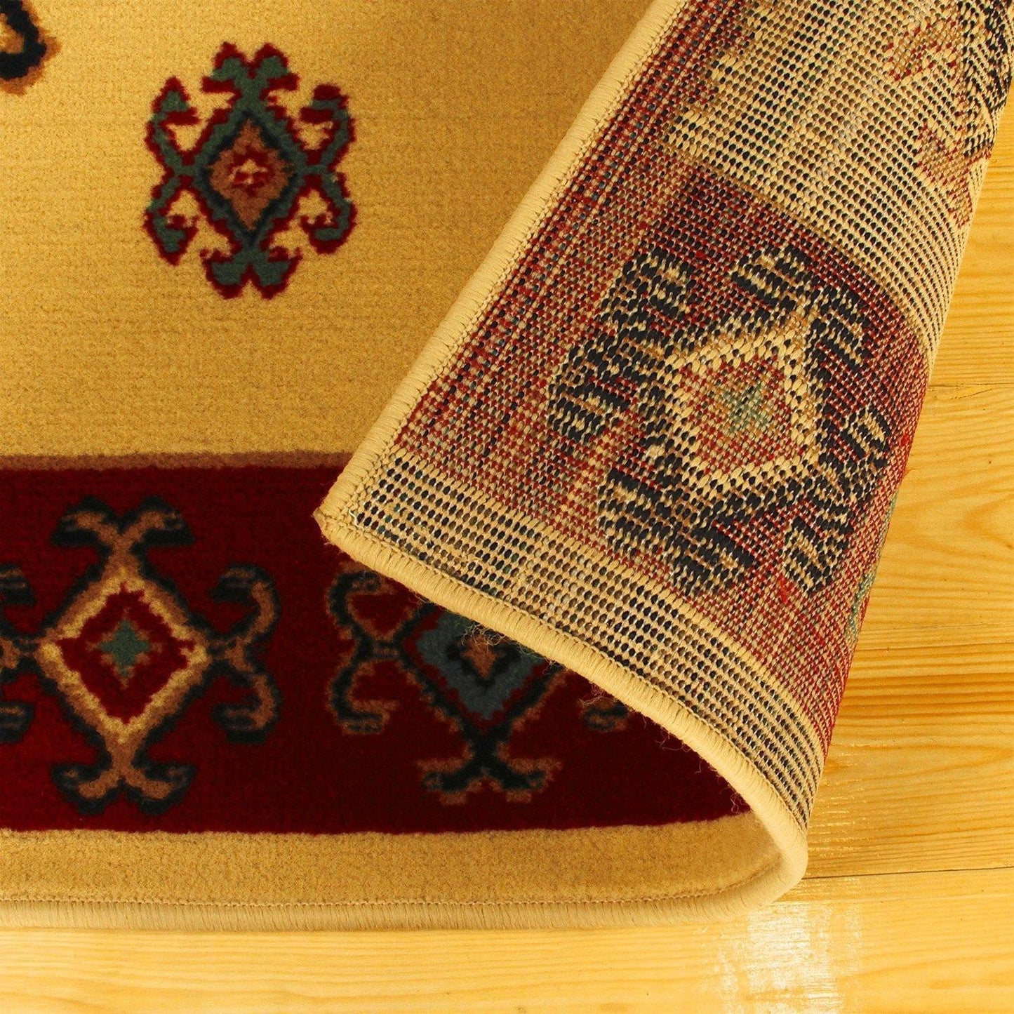 Santa Fe Traditional Tribal Southwestern Rug FredCo