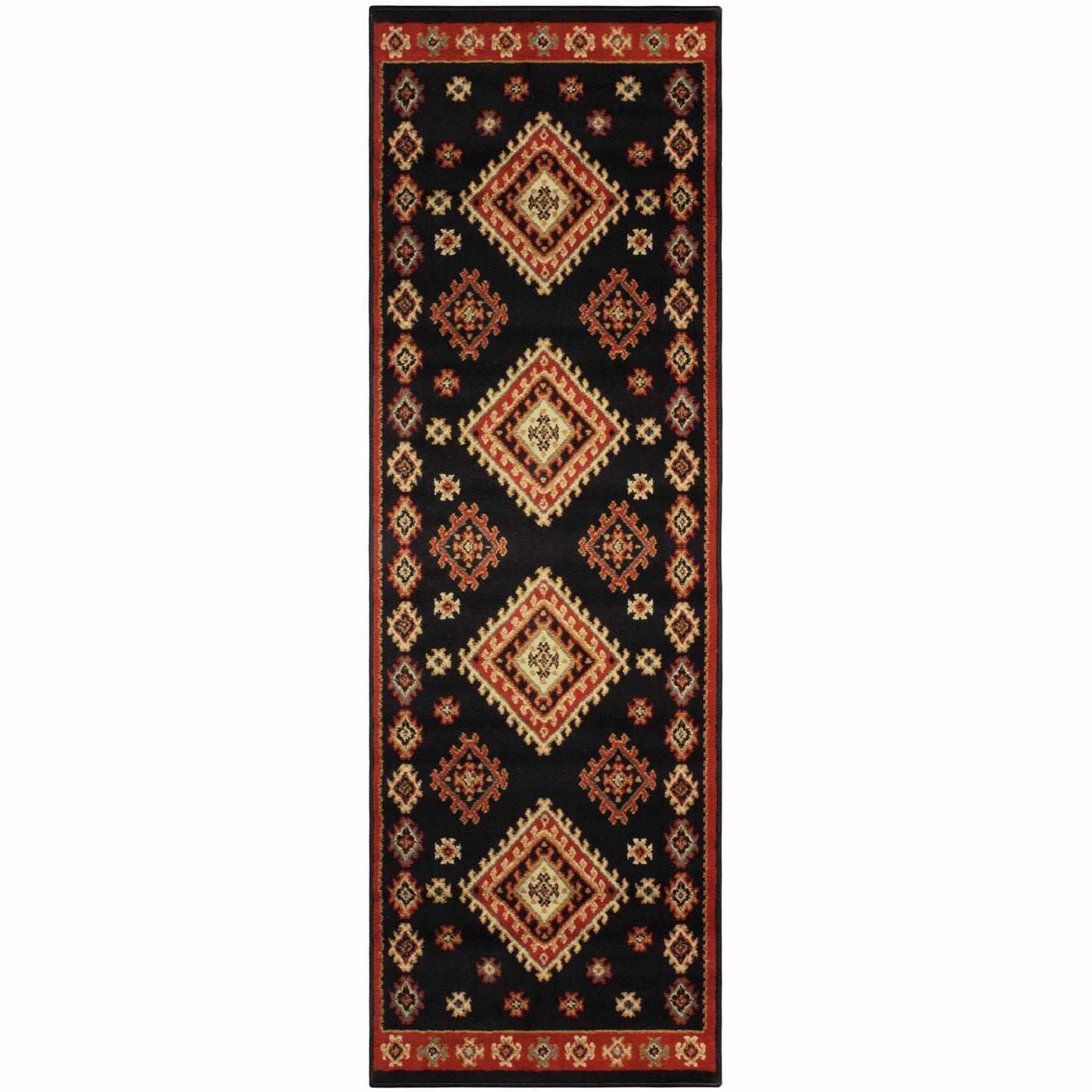 Santa Fe Traditional Tribal Southwestern Rug FredCo