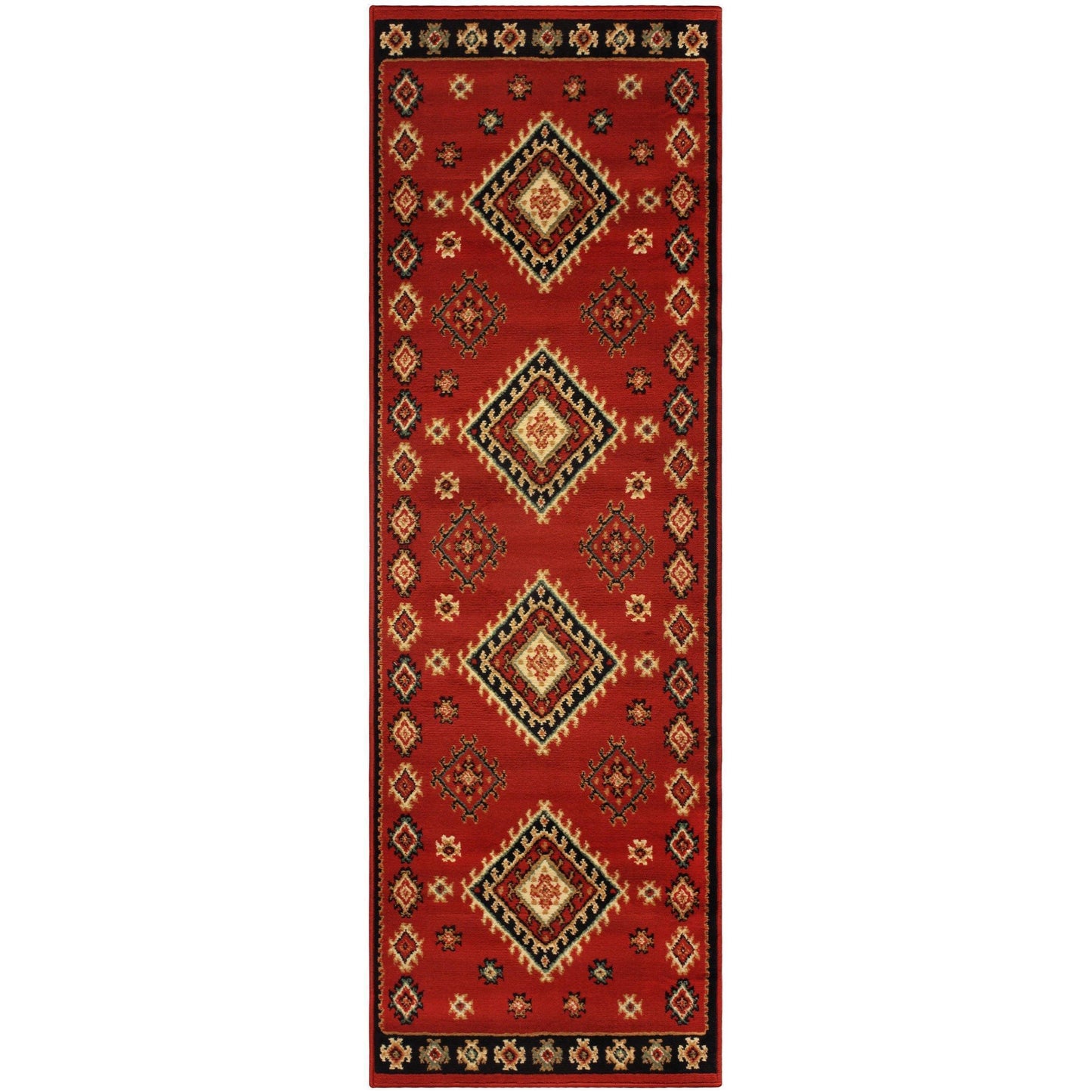 Santa Fe Traditional Tribal Southwestern Rug FredCo