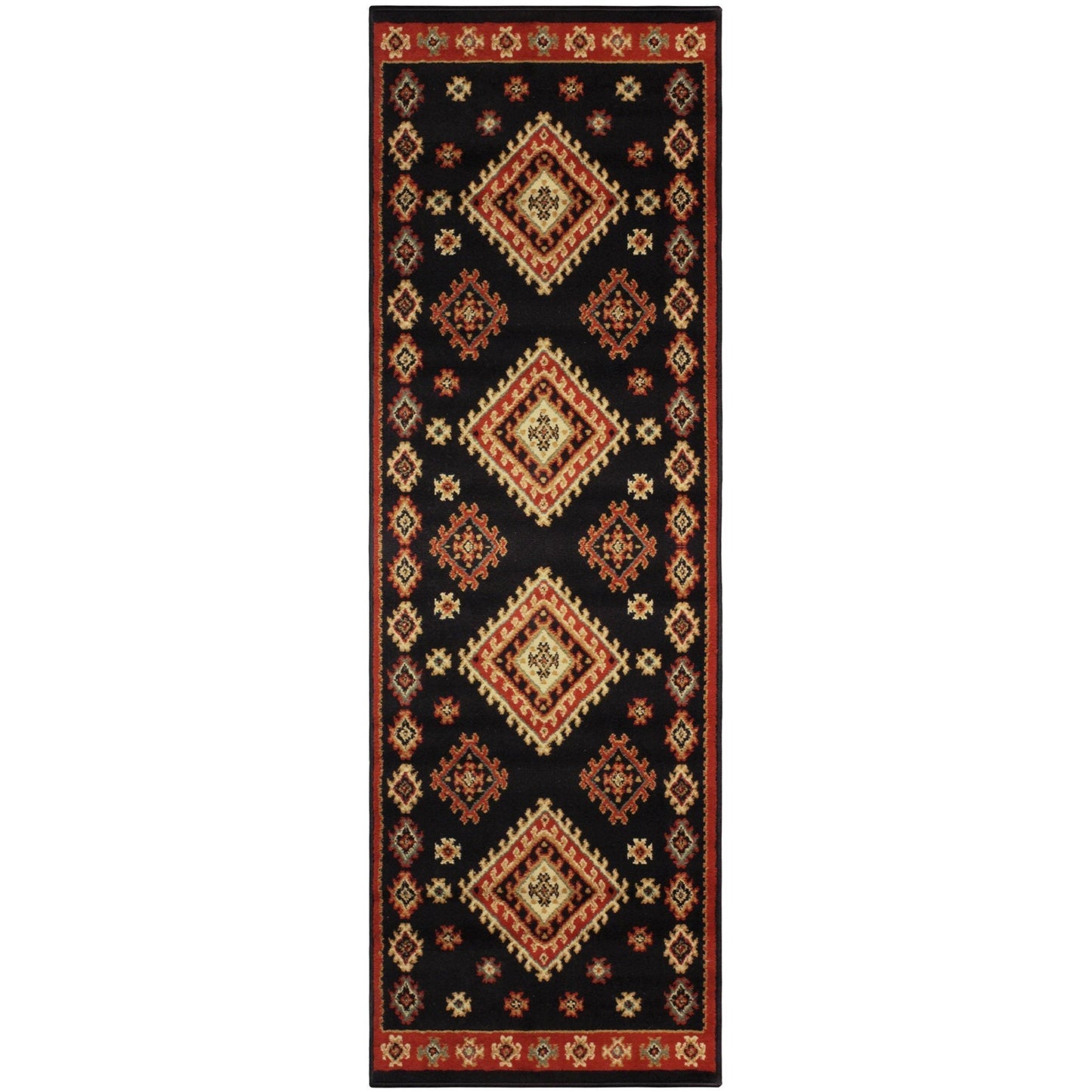 Santa Fe Traditional Tribal Southwestern Rug FredCo