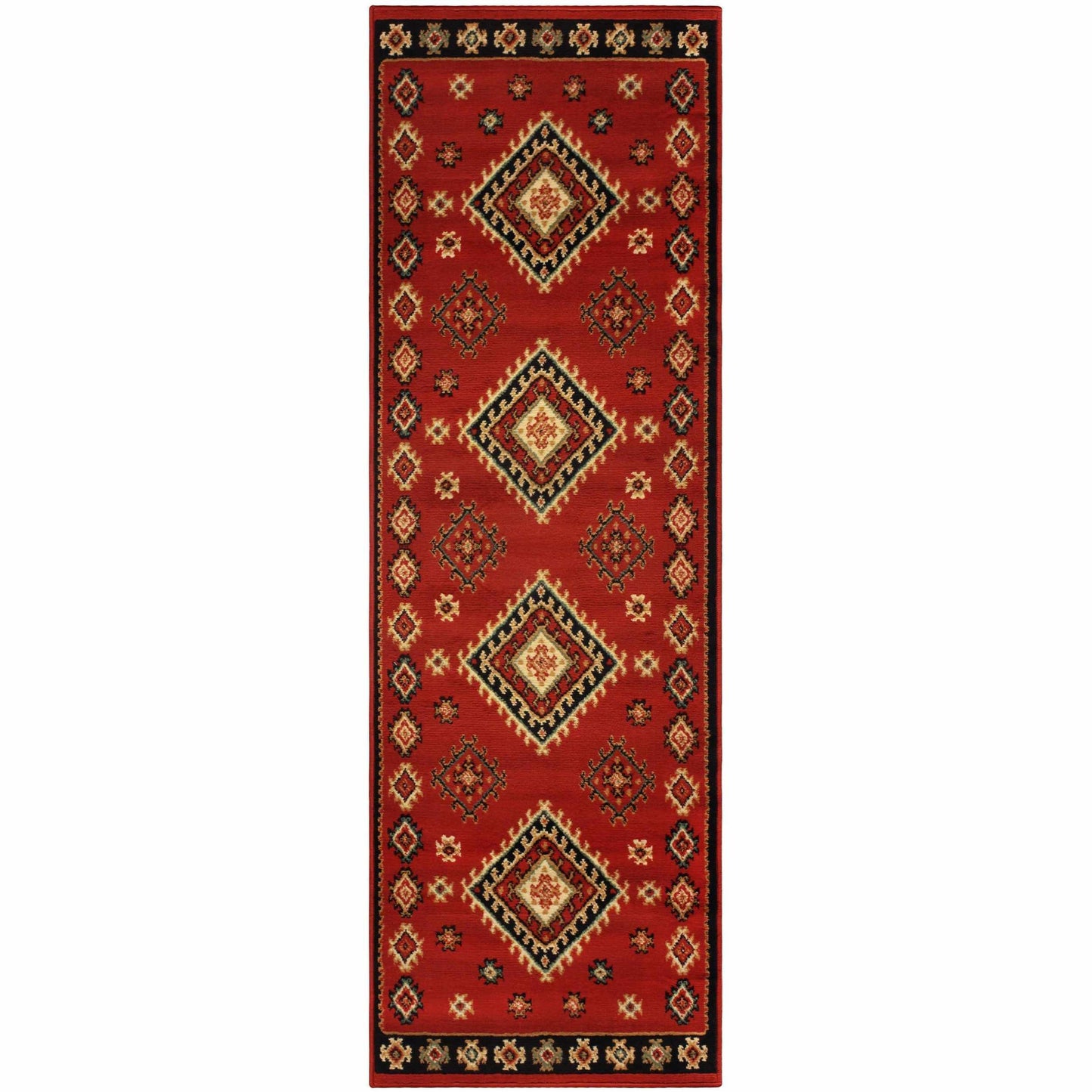 Santa Fe Traditional Tribal Southwestern Rug FredCo