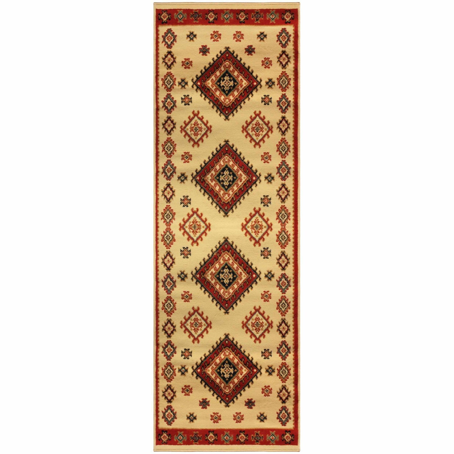 Santa Fe Traditional Tribal Southwestern Rug FredCo