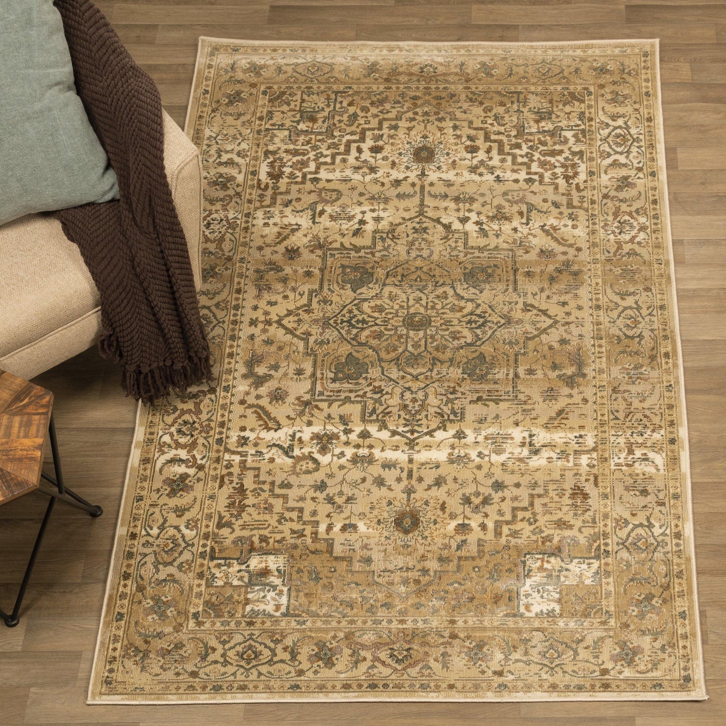 Santino Vintage Oriental Floral Rug FredCo