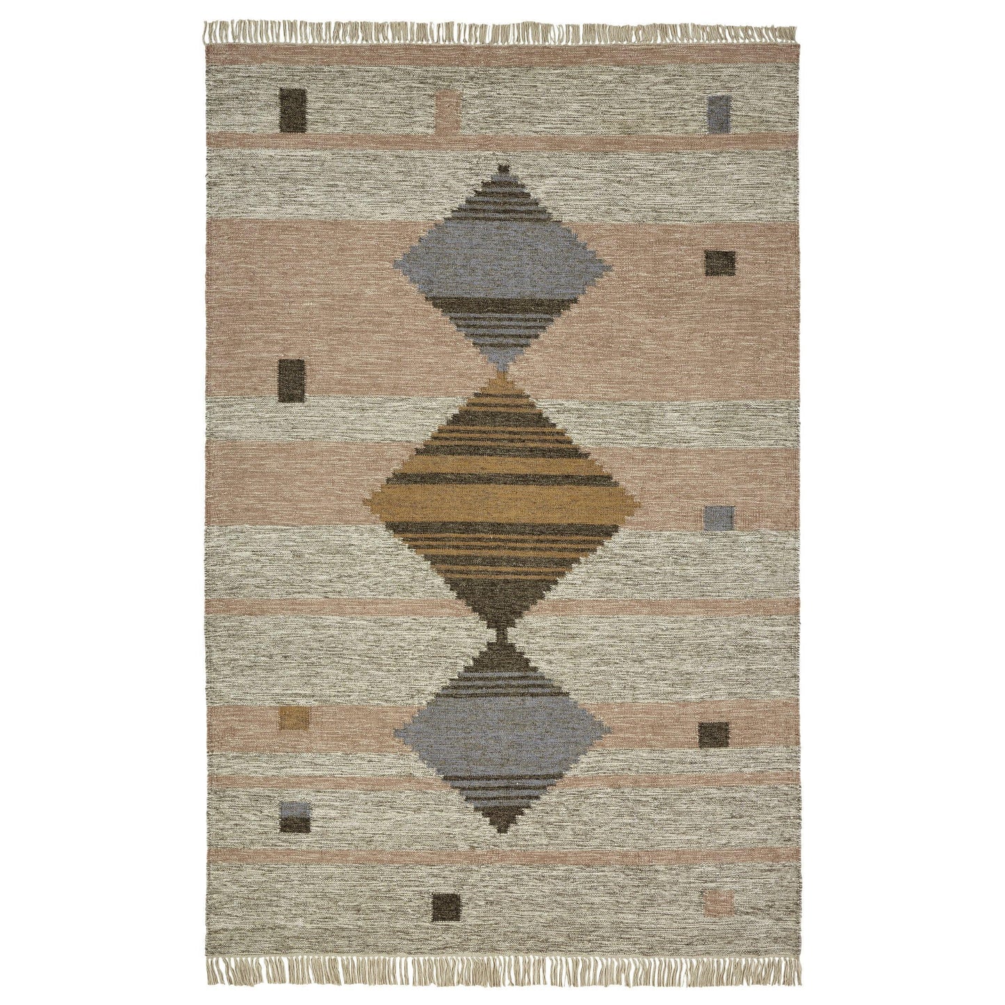 Sayah Hand Crafted Wool And Cotton Rug FredCo