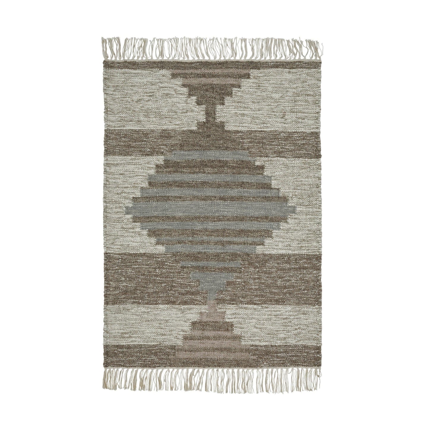 Sayah Hand Crafted Wool And Cotton Rug FredCo