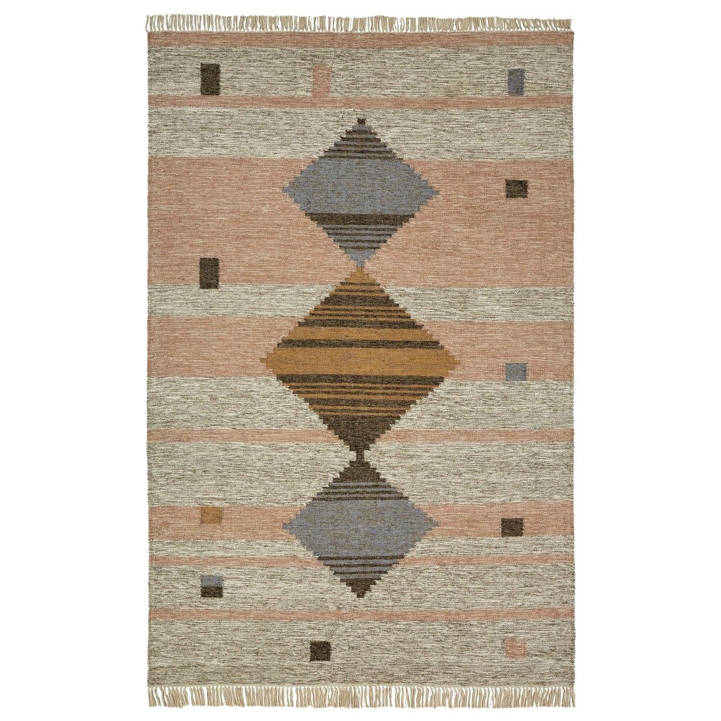 Sayah Hand Crafted Wool And Cotton Rug FredCo