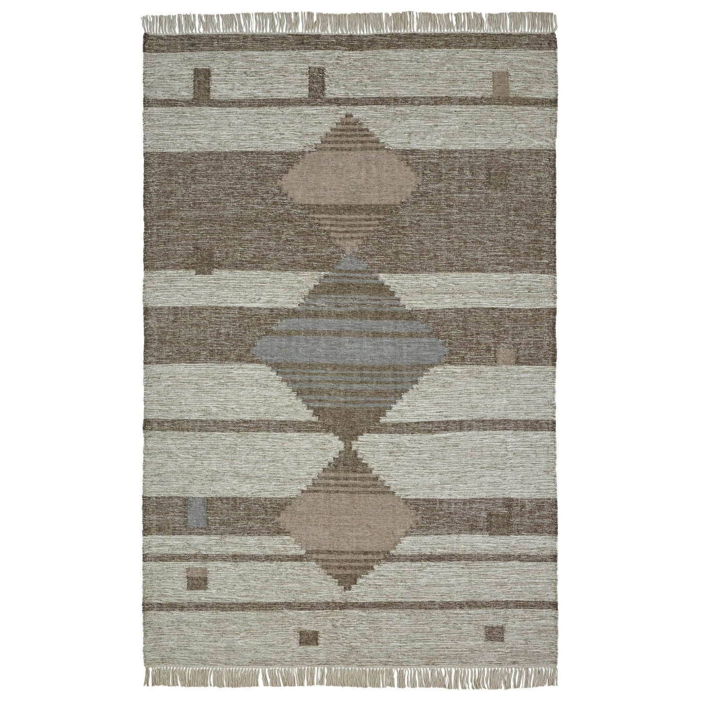 Sayah Hand Crafted Wool And Cotton Rug FredCo