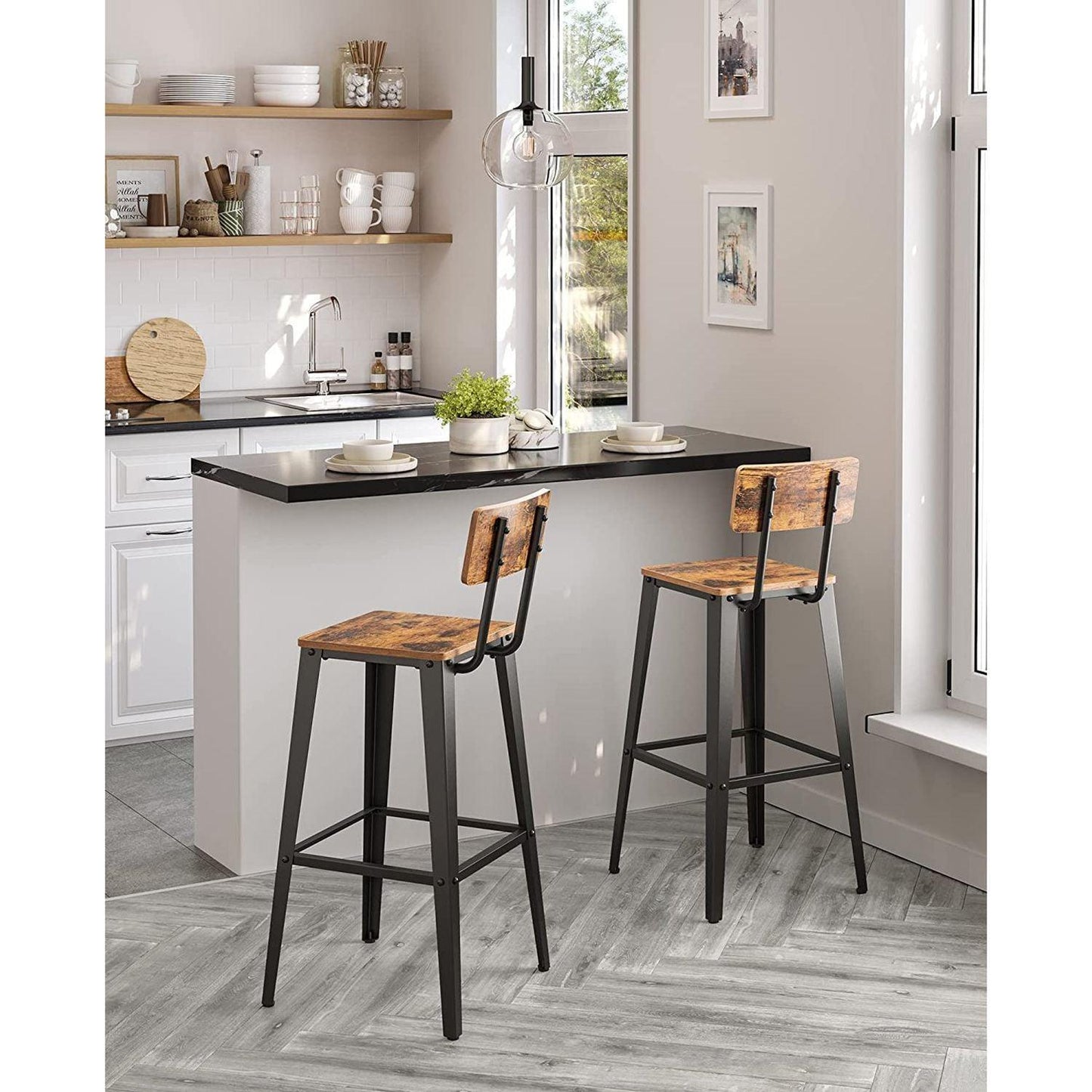 Set of 2 Bar Stools FredCo