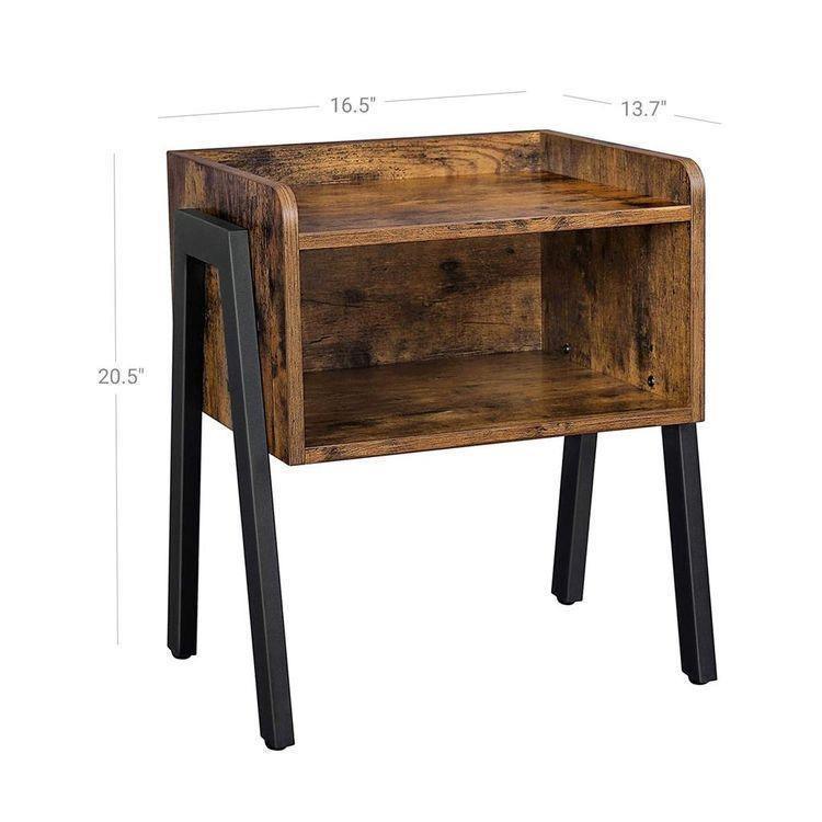 Set of 2 Stackable End Table FredCo