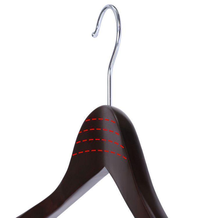 Set of 6 Wood Suit Hanger FredCo