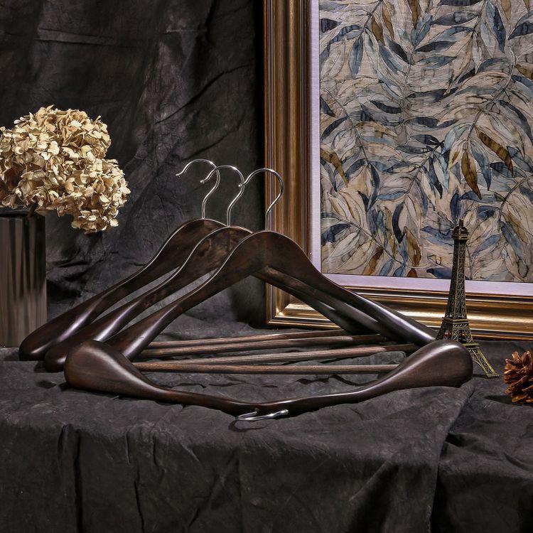 Set of 6 Wood Suit Hanger FredCo
