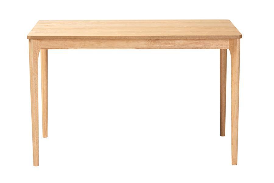 Sherwin Mid-Century Modern Natural Oak Finished Wood Dining Table FredCo
