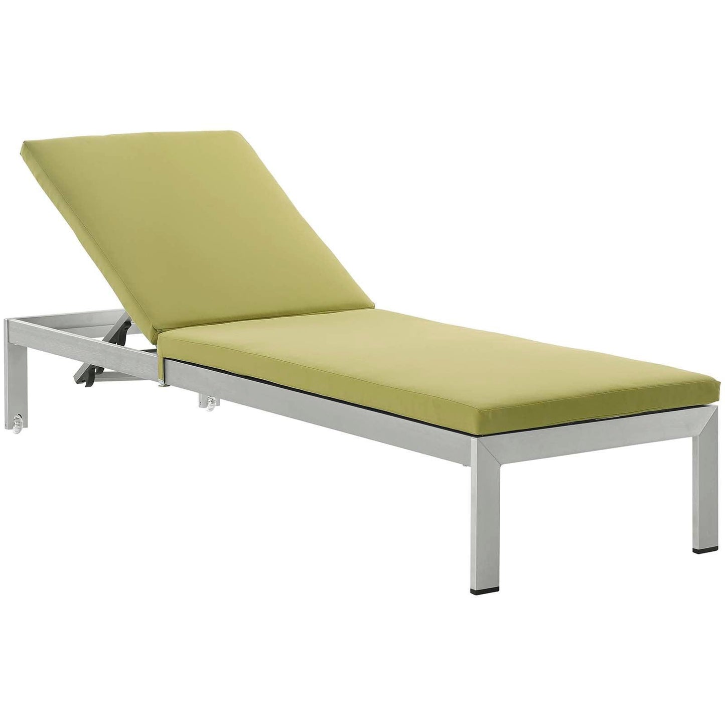 Shore Outdoor Patio Aluminum Chaise with Cushions, EEI-4502 FredCo