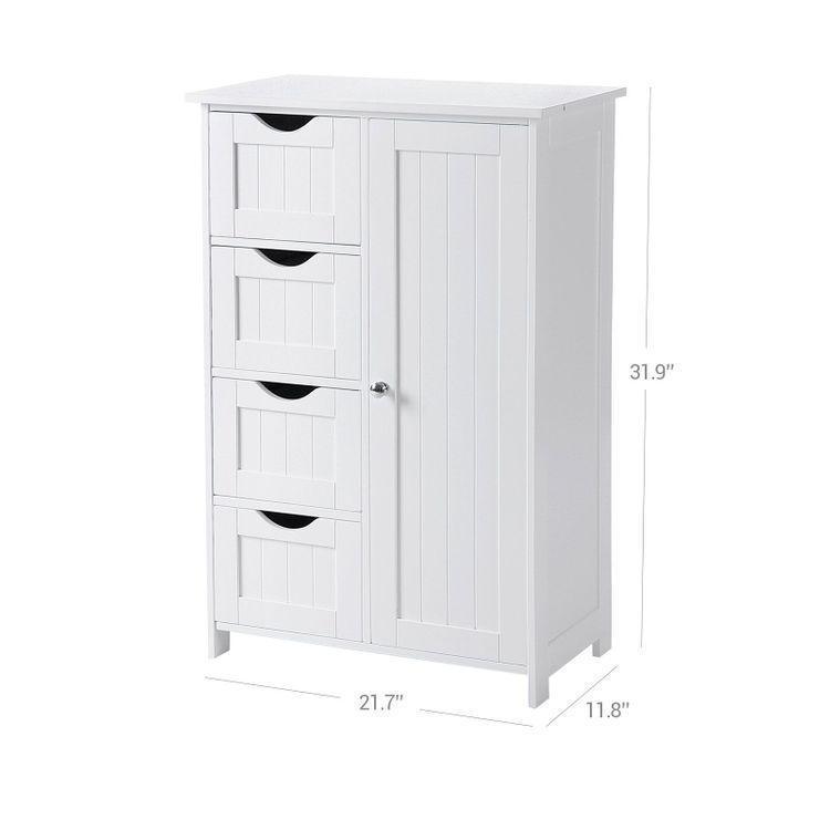 Side Drawers Storage Cabinet FredCo