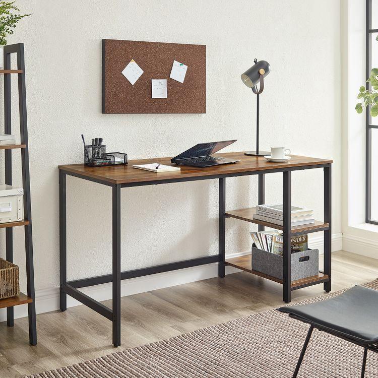 Side Shelf Computer Desk FredCo