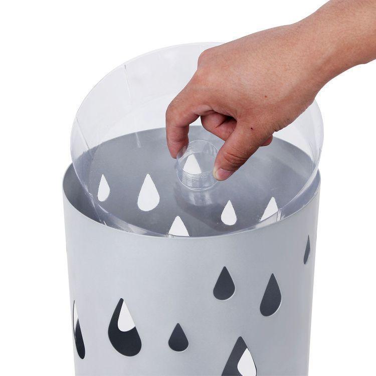Silver Gray Umbrella Holder FredCo