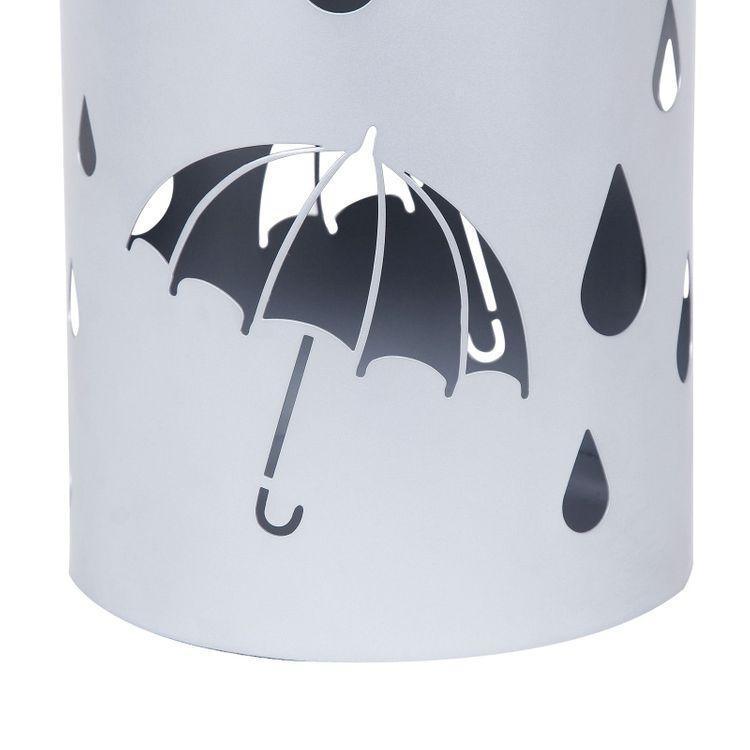 Silver Gray Umbrella Holder FredCo