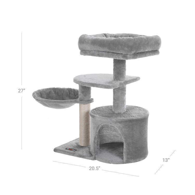 Small Cat Condo 20 Inch Gray FredCo