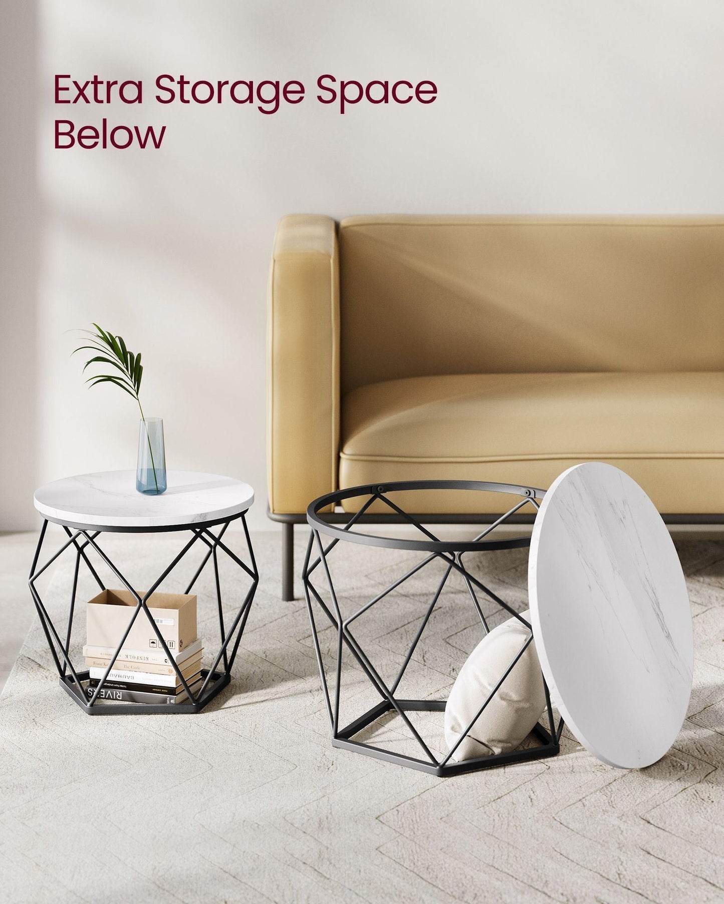 Small Coffee Table Set of 2 FredCo
