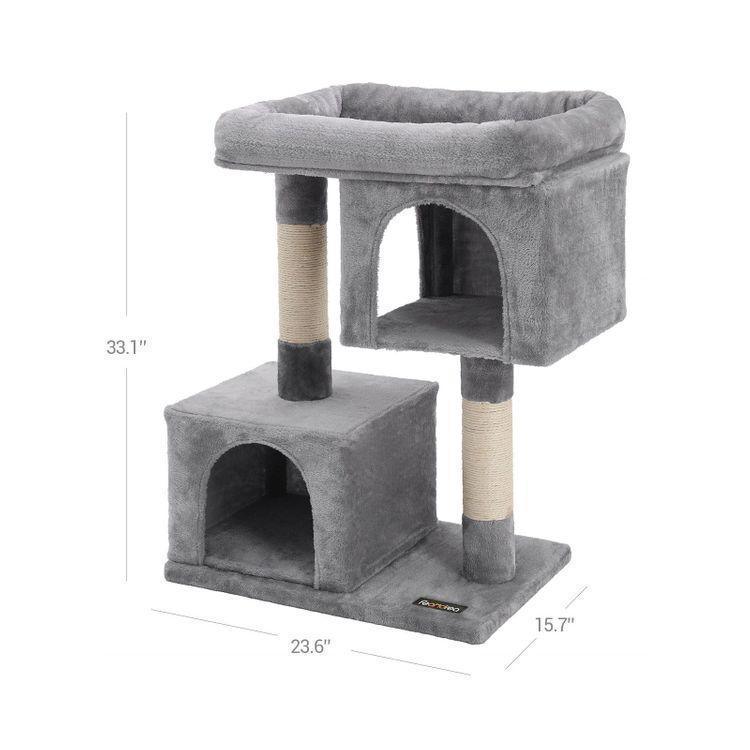Small Grey Cat Tree FredCo