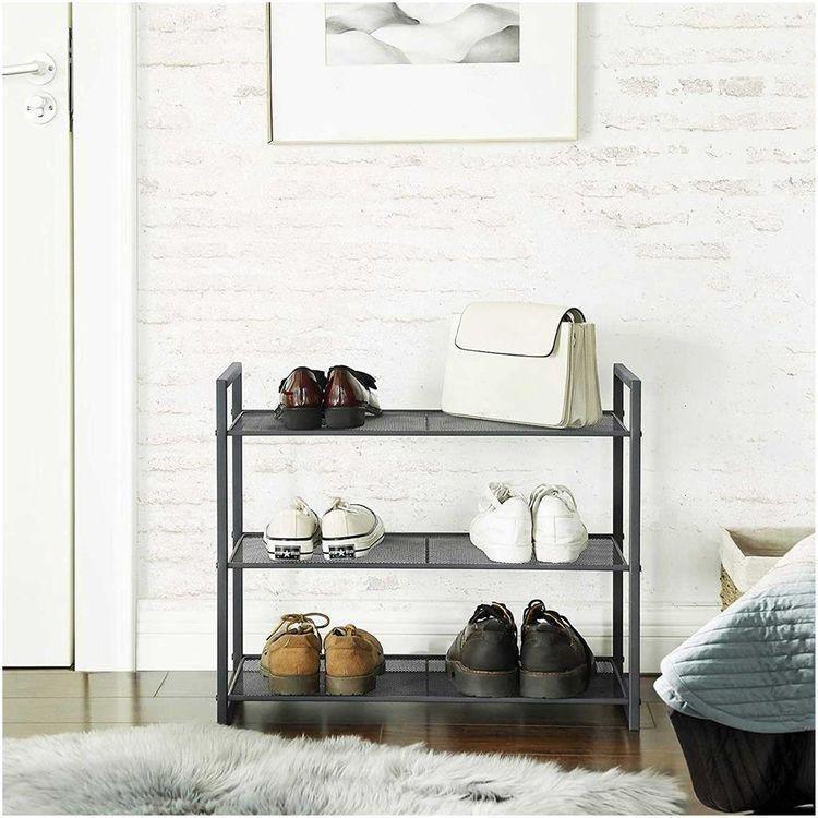 Smoky Gray Shoe Rack FredCo