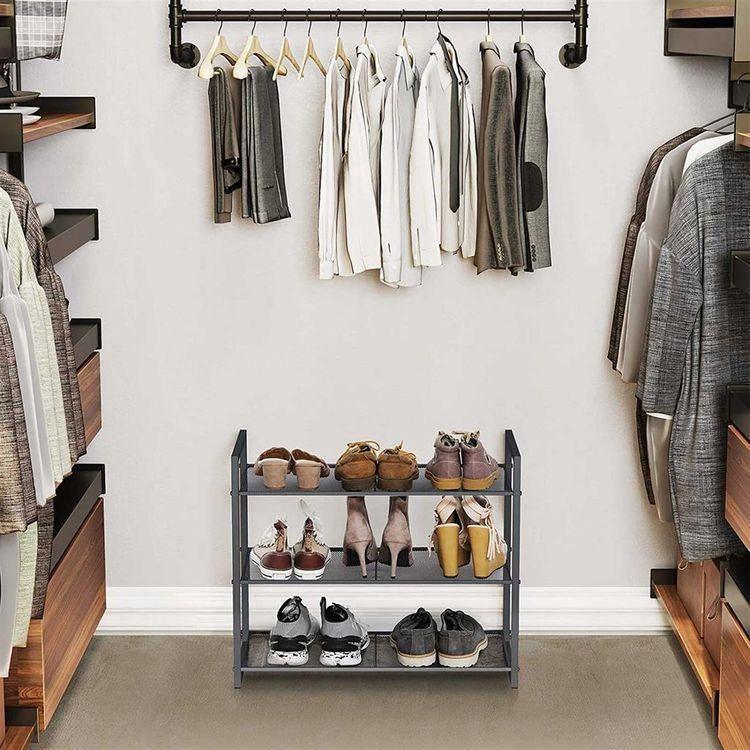 Smoky Gray Shoe Rack FredCo