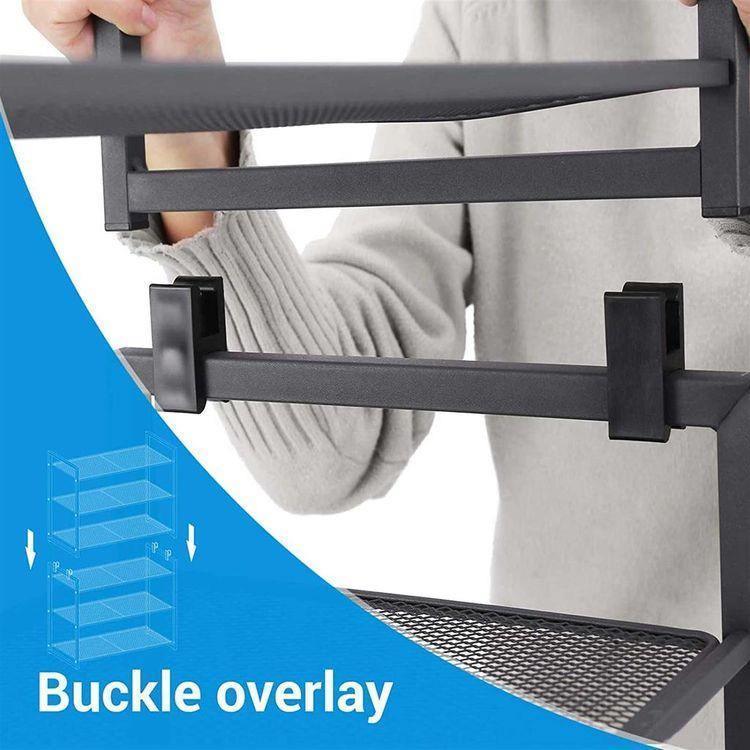Smoky Gray Shoe Rack FredCo