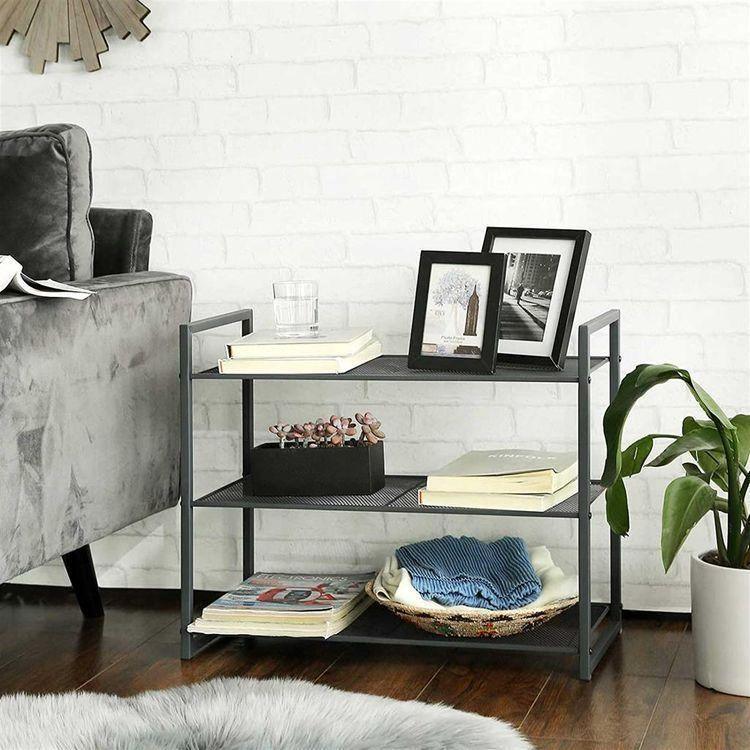 Smoky Gray Shoe Rack FredCo