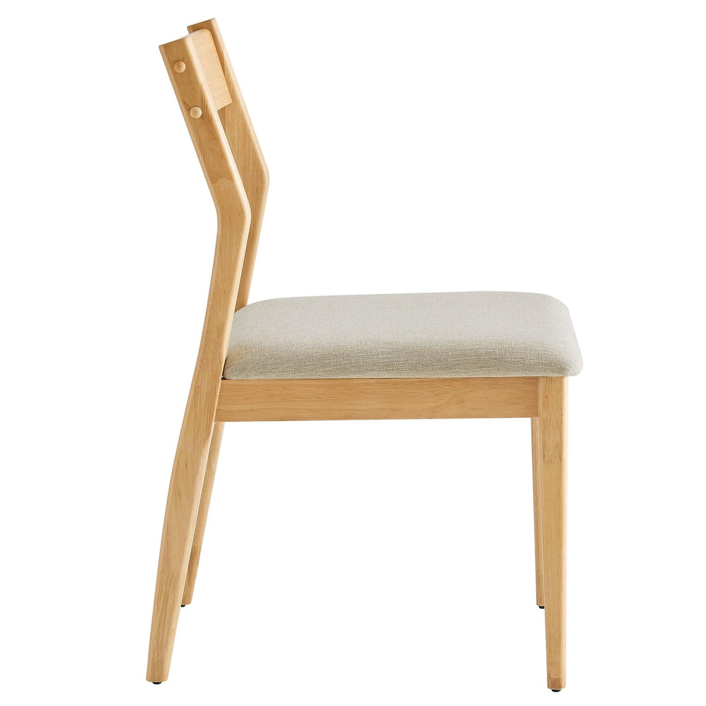 Solara Fabric Wood Dining Side Chairs Set of 2 by Modway FredCo