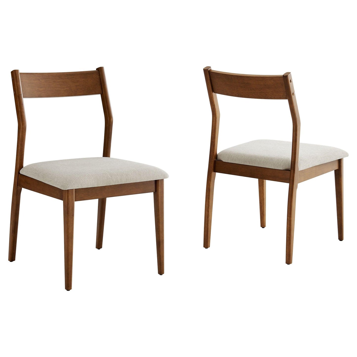 Solara Fabric Wood Dining Side Chairs Set of 2 by Modway FredCo