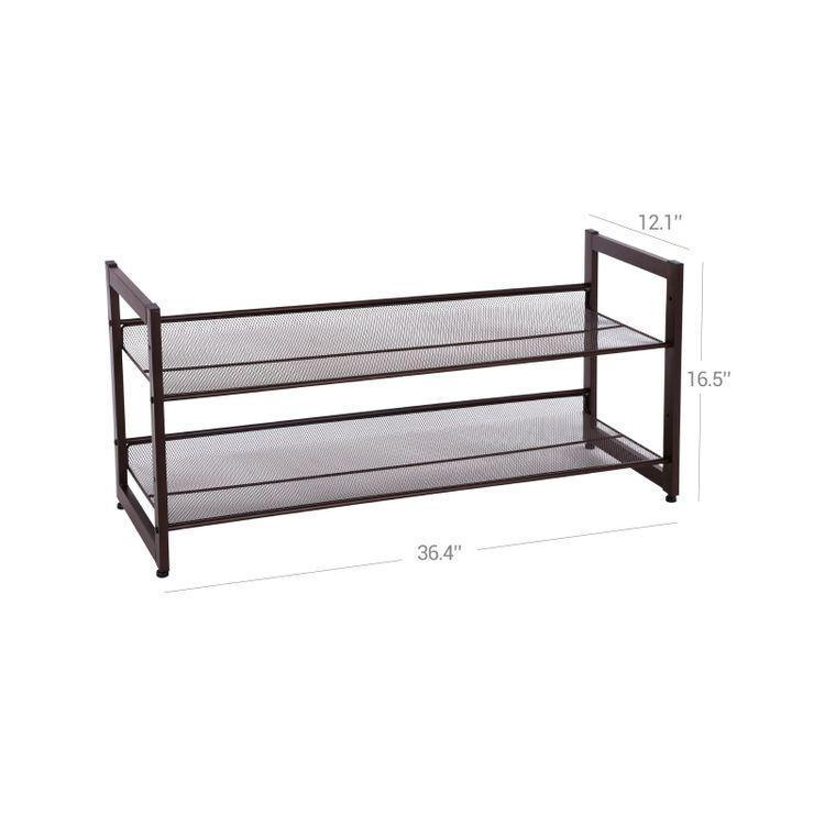 Stackable Metal Shoe Rack FredCo