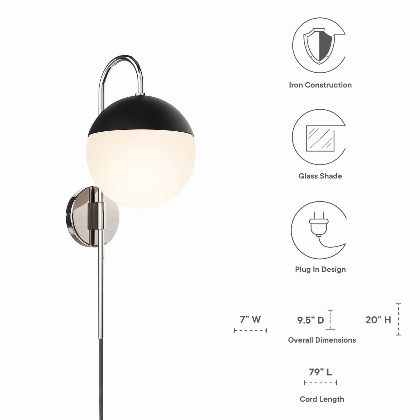 Stellar 1-Light Wall Sconce, EEI-5654 FredCo