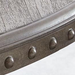 Steve Silver Alamo - Round End Table - Gray AL700E FredCo
