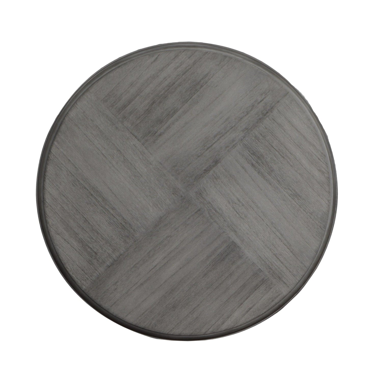 Steve Silver Alamo - Round End Table - Gray AL700E FredCo